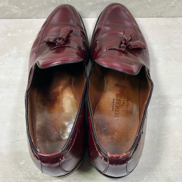 Allen Edmonds Saratoga Slip On Tassel Loafers - Picture 6 of 9